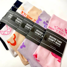 Load image into Gallery viewer, You Are A Fucking Gem - Socks w/ A Gem Heart Design