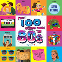 Load image into Gallery viewer, First 100 Words From The 80s (Highchair U/board book)