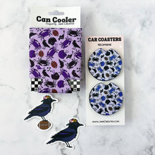 Load image into Gallery viewer, Baltimore Football Patterned Can Cooler Koozie