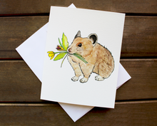 Load image into Gallery viewer, Pika Flowers Card