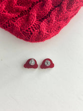 Load image into Gallery viewer, "Santa Hat" Studs