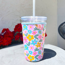 Load image into Gallery viewer, Coffee Cup Cover - Sage Bloom: Small / 16oz