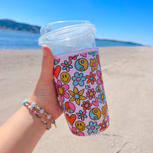 Load image into Gallery viewer, Cutie Cup Cover - Funky Floral: Small / 16oz