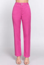 Load image into Gallery viewer, ACTIVE BASIC High Waist Straight Twill Pants