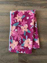 Load image into Gallery viewer, Pink Floral Hand Towel