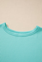 Load image into Gallery viewer, Corded Knit Round Neck Long Sleeve Top
