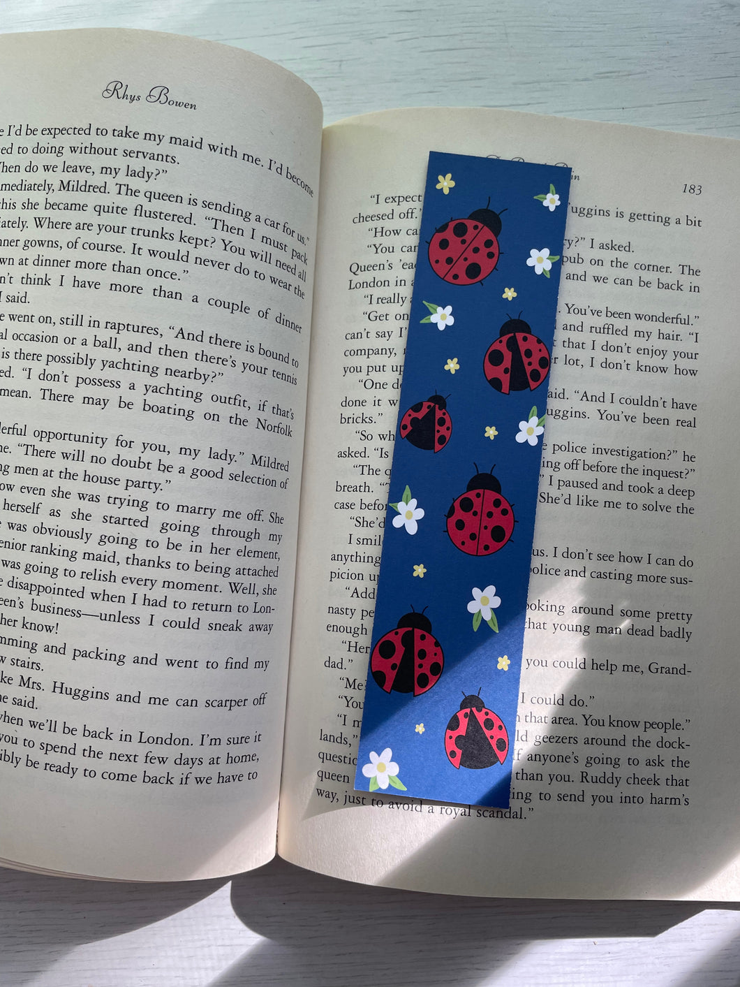 Ladybug Bookmark | Gift Idea for Reader | Book Club Gift