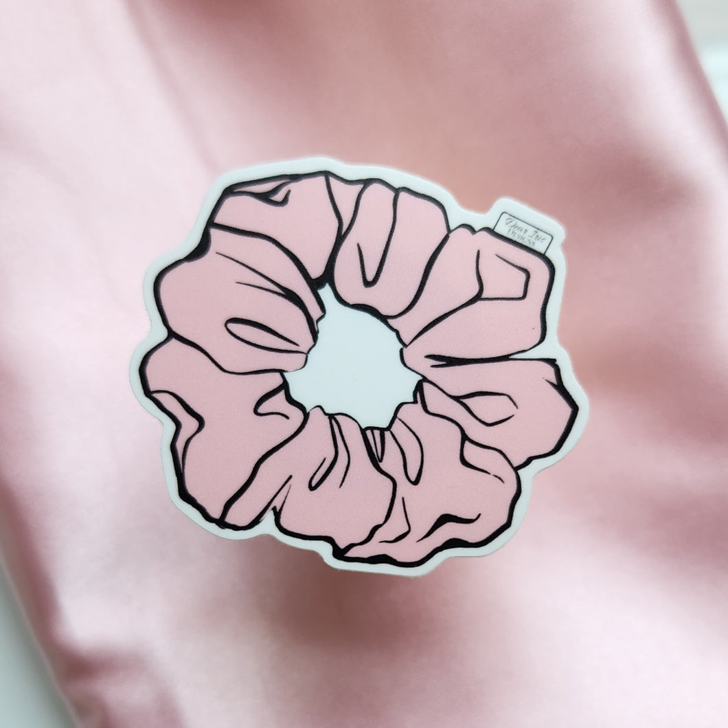 Pink Scrunchie - Sticker