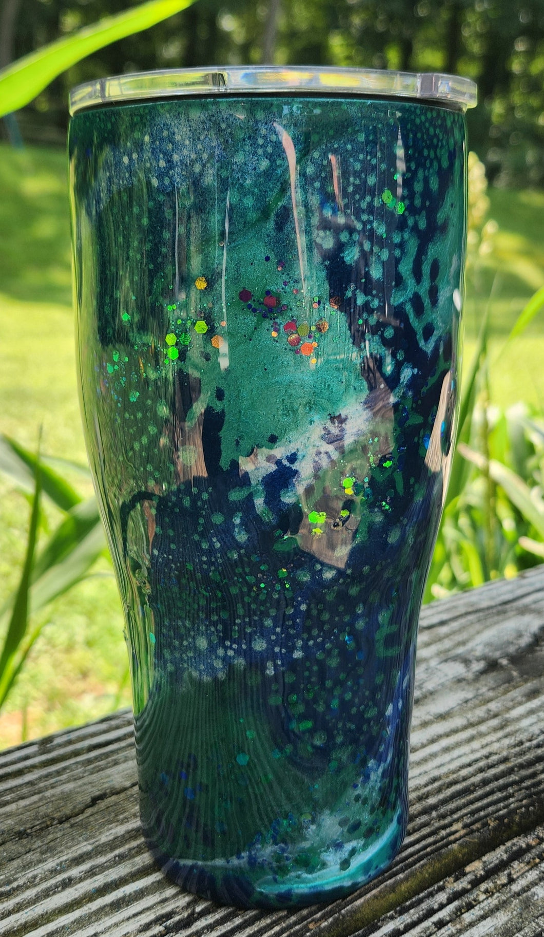 Glitter Bubbles Tumbler