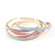 Load image into Gallery viewer, I Support Women&#39;s Rights and Wrongs Enamel Bangle Bracelet
