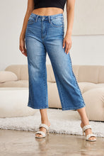 Load image into Gallery viewer, Judy Blue Full Size Braid Side Detail Wide Leg Jeans
