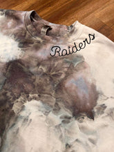 Load image into Gallery viewer, Raiders embroidered tie dye crew neck with name/#- PRE ORDER
