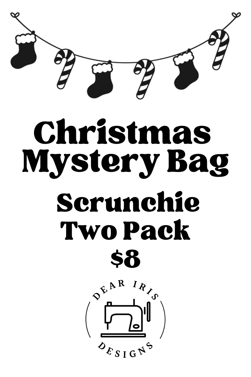 Scrunchie Two Pack Christmas Mystery Bag
