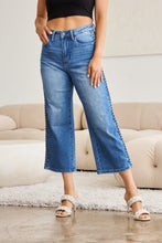 Load image into Gallery viewer, Judy Blue Full Size Braid Side Detail Wide Leg Jeans
