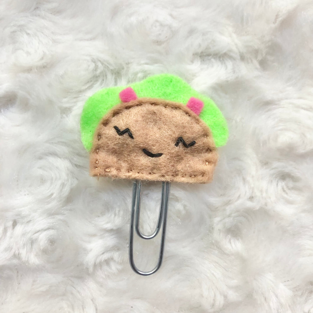 Felt Taco Bookmark