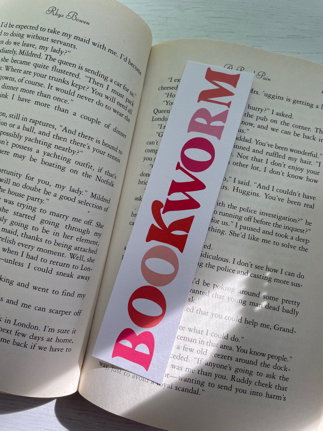Bookworm Bookmark