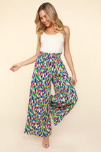 Load image into Gallery viewer, Haptics Smocked Waist Abstract Print Pants
