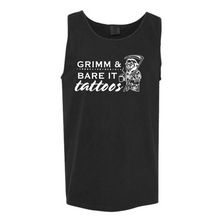 Load image into Gallery viewer, Grimm &amp; Bare It- black unisex tank top-reaper
