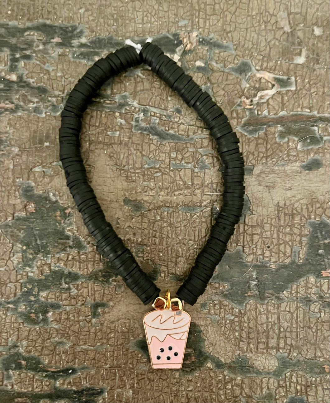 Boba Tea Charm Bracelet