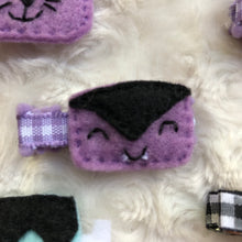 Load image into Gallery viewer, Spooky Felt Hair Clips
