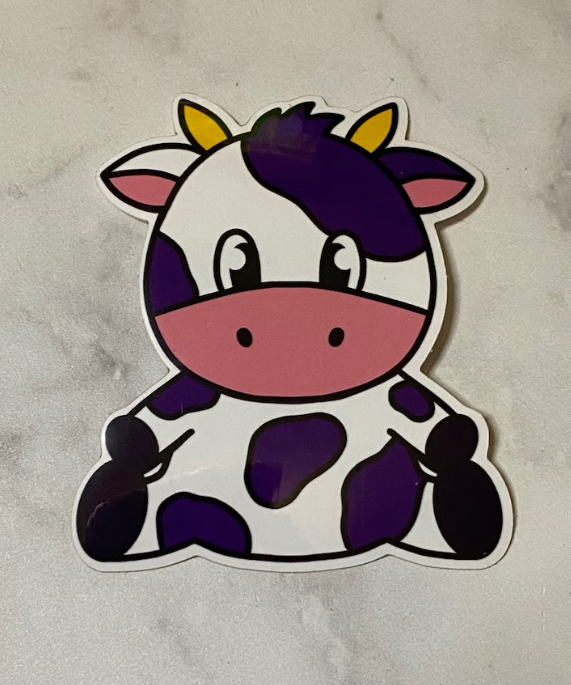 Cow Sticker