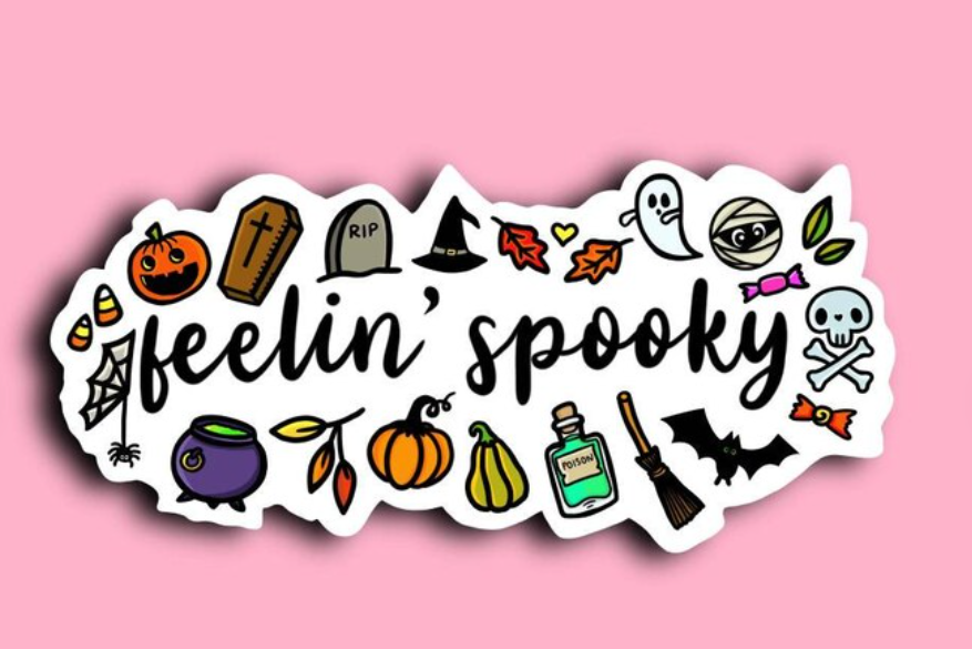 Feelin Spooky Sticker