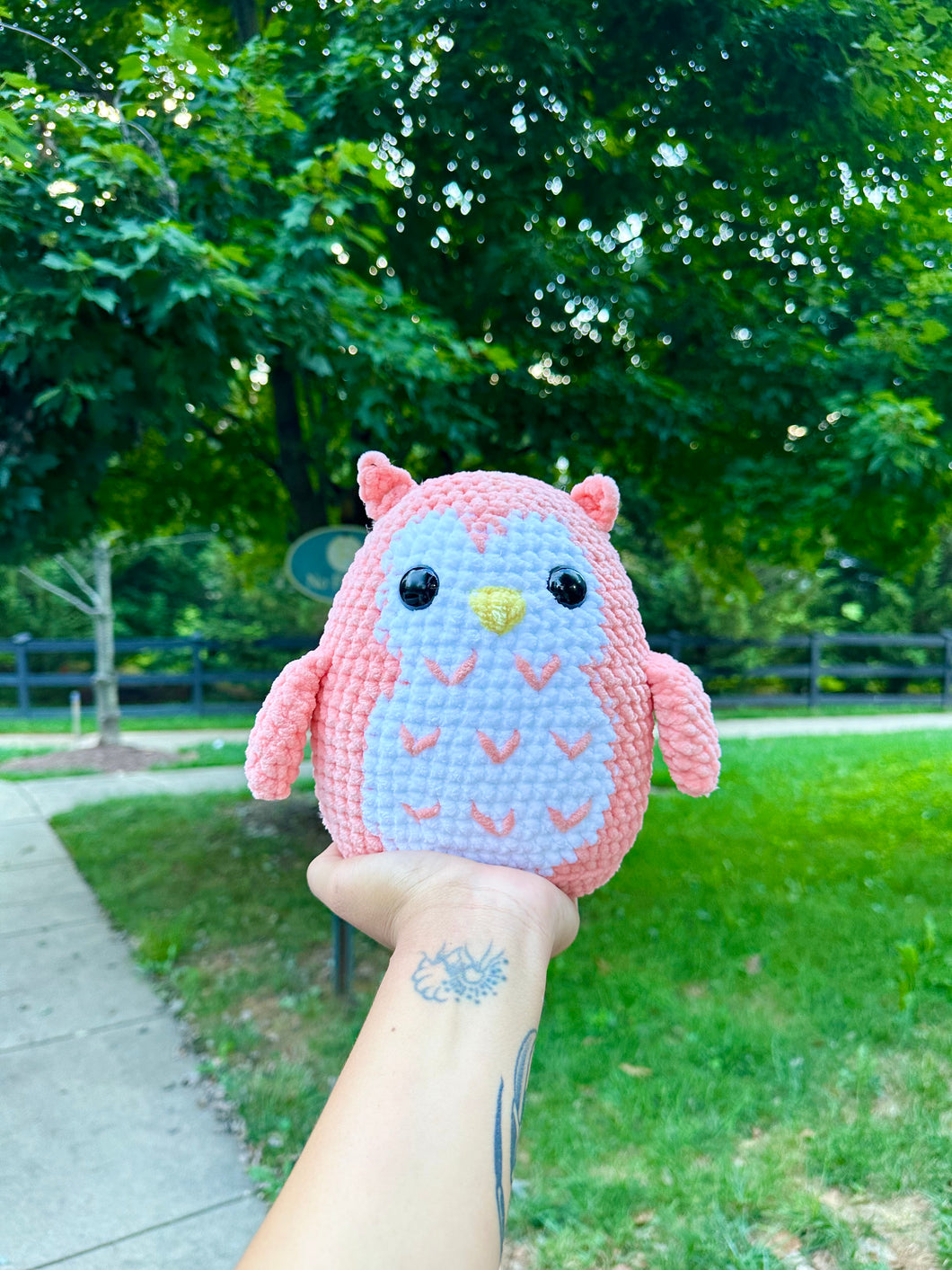 Peach Otis the Owl