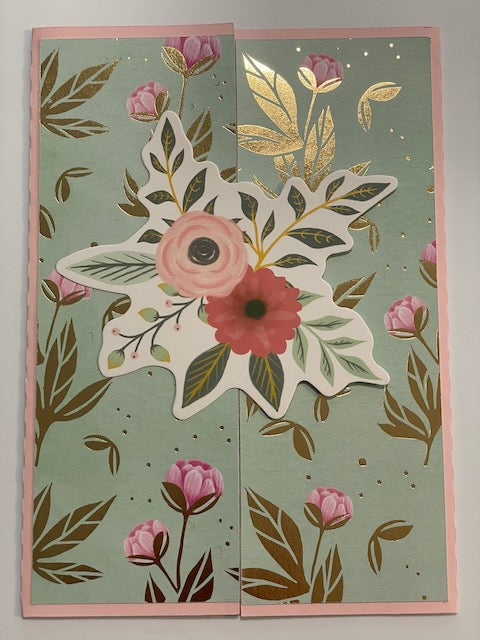 Gatefold Flower Card