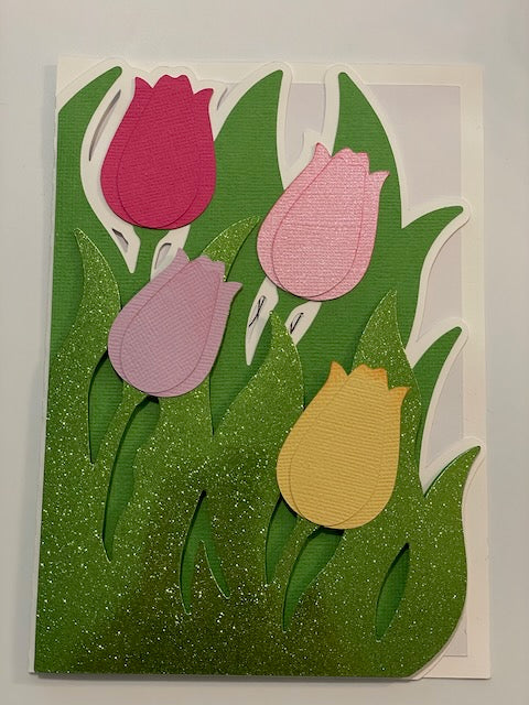 Tulips Card:  Happy Birthday