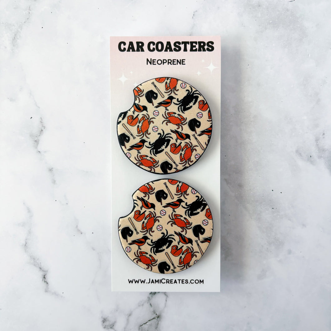 Baltimore Baseball Car Coasters