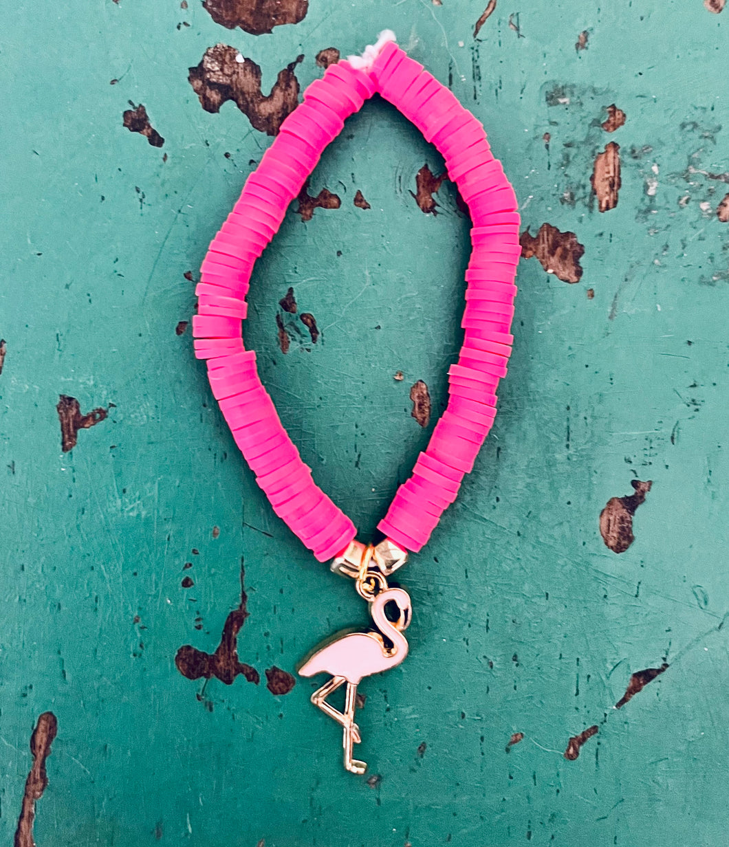 Pink Flamingo Bracelet