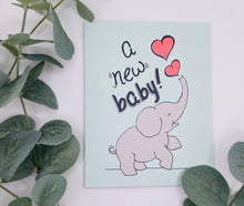 Load image into Gallery viewer, &quot;A New Baby&quot; greeting card
