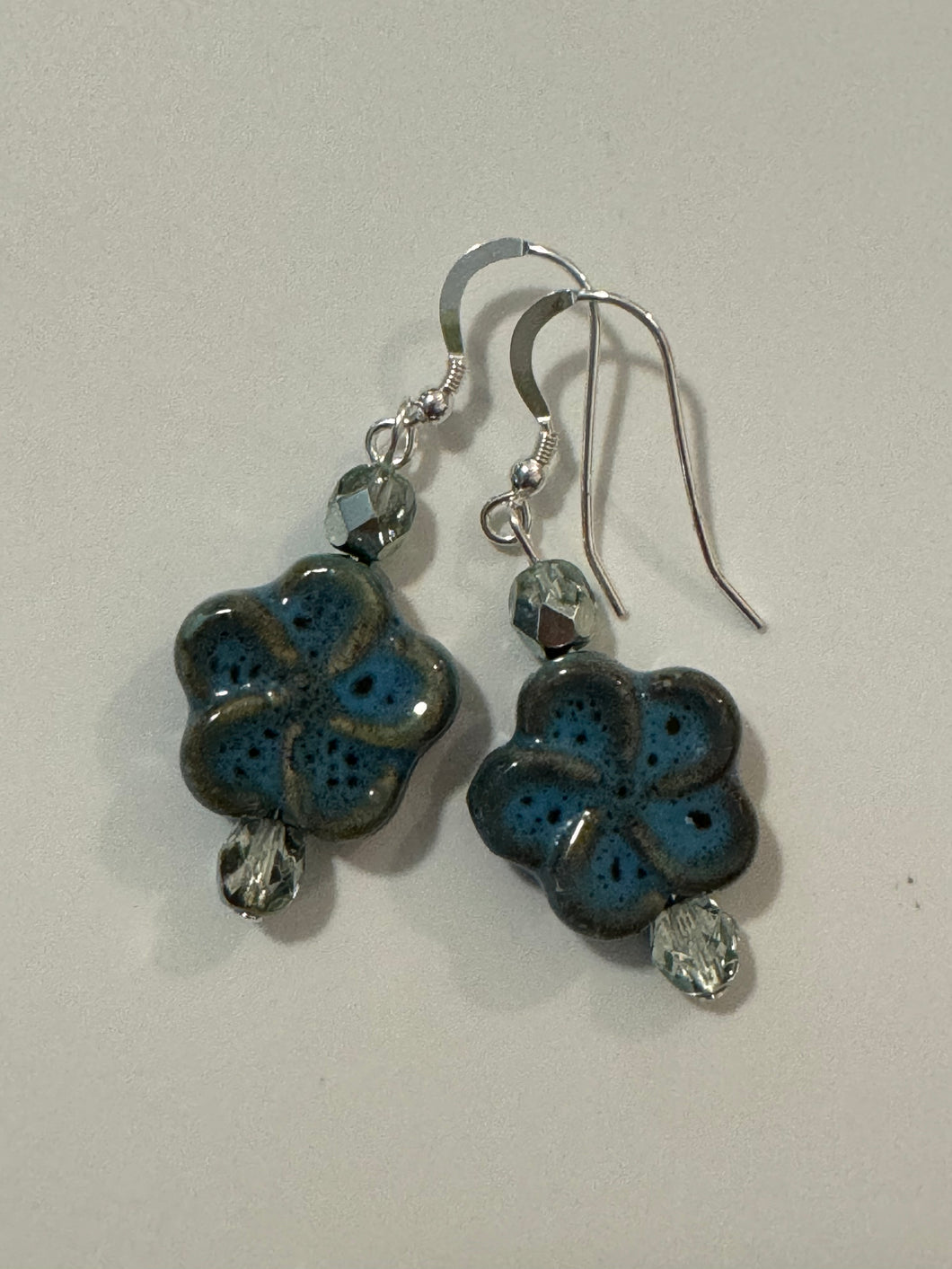 Ceramic Flower Earrings