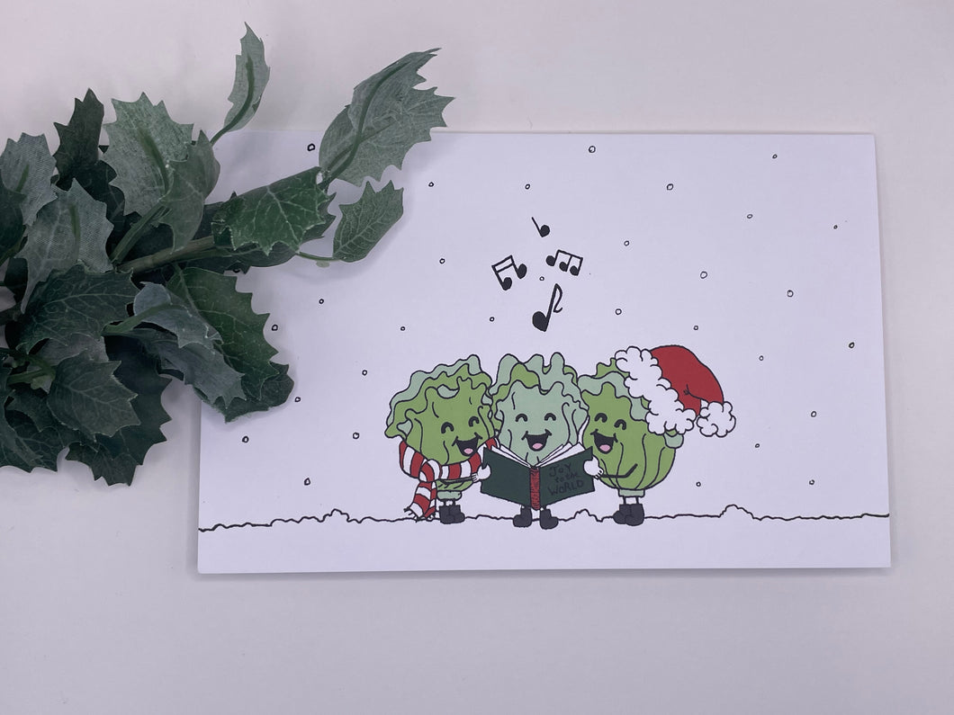 Lettuce Rejoice Christmas Card