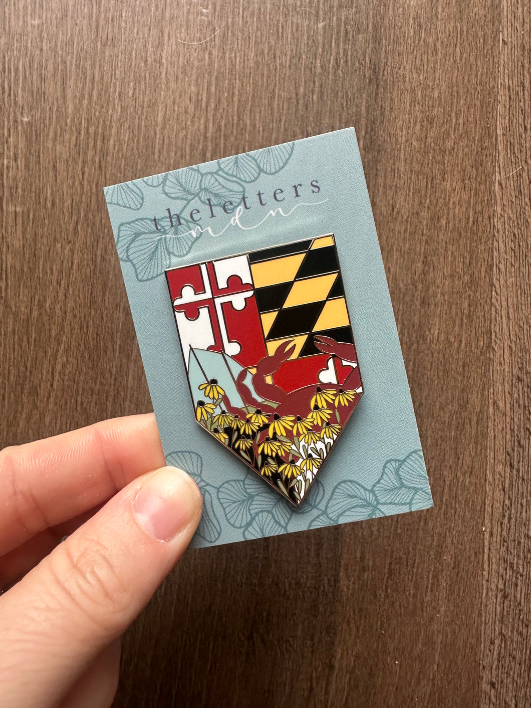 Maryland Banner Enamel Pin