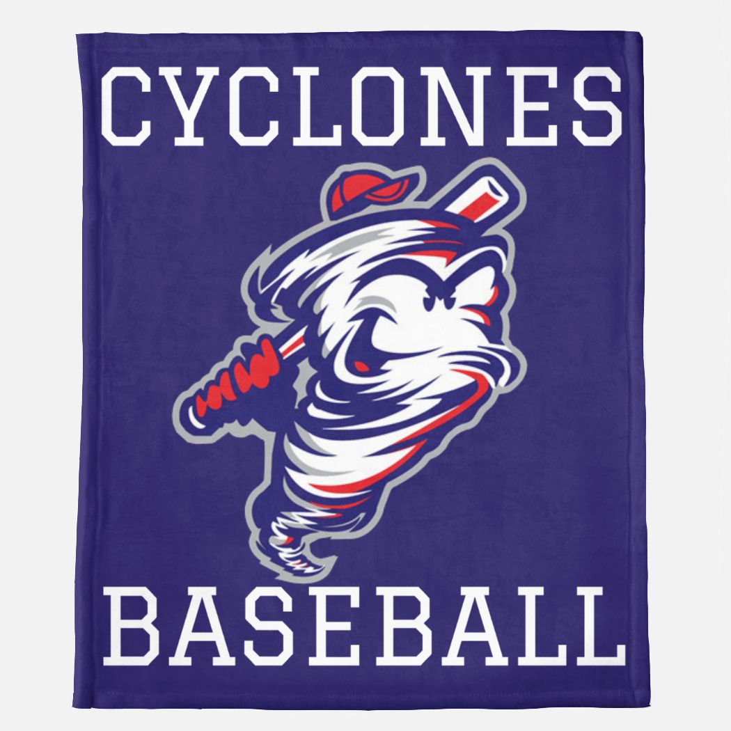 9U RED-Sykesville Cyclones blanket fundraiser- PRE ORDER-CLOSED