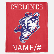 Load image into Gallery viewer, 9U RED-Sykesville Cyclones blanket fundraiser- PRE ORDER-CLOSED
