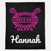 Load image into Gallery viewer, Check-Hers elite lacrosse blanket fundraiser- PRE ORDER
