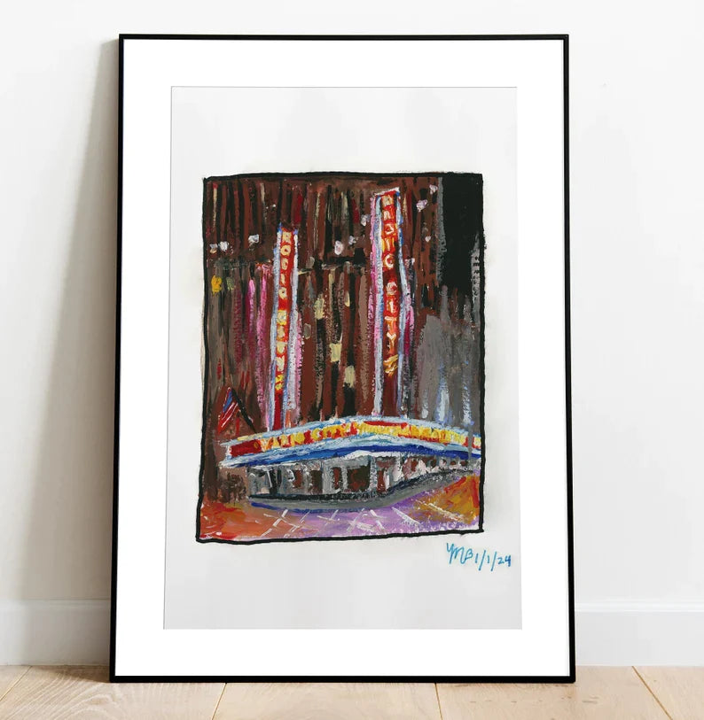 Radio City New York City 5x7 print