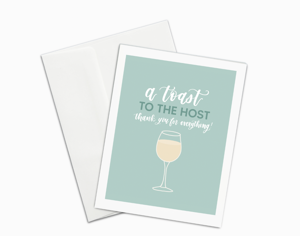 A Toast to the Host Card