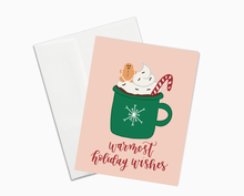 Load image into Gallery viewer, Warmest Holiday Wishes Card
