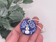 Load image into Gallery viewer, Windy Snowman Ornament
