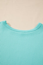 Load image into Gallery viewer, Corded Knit Round Neck Long Sleeve Top
