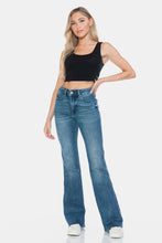 Load image into Gallery viewer, Judy Blue Full Size Tummy Control Cut Hem Flare Jeans
