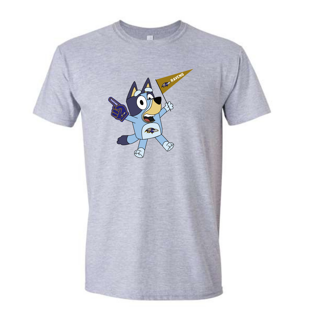 Baltimore Football dog tee- style 2- youth and toddler