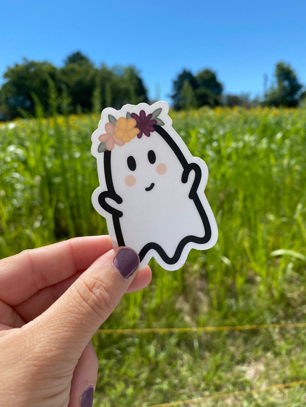 Cute Ghost Sticker