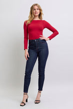 Load image into Gallery viewer, Judy Blue Full Size Heart Shaped Back Pockets Skinny Jeans
