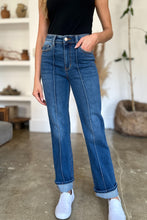 Load image into Gallery viewer, Judy Blue Full Size High Waist Front Seam Detail Straight Jeans
