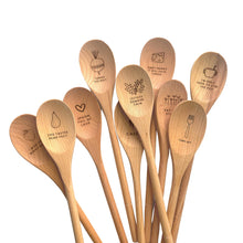 Load image into Gallery viewer, I&#39;m Only Here To Stir The Pot - Beechwood Serving Spoon
