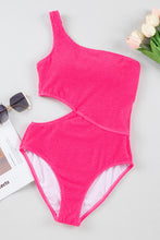 Load image into Gallery viewer, Cutout Single Shoulder One-Piece Swimwear
